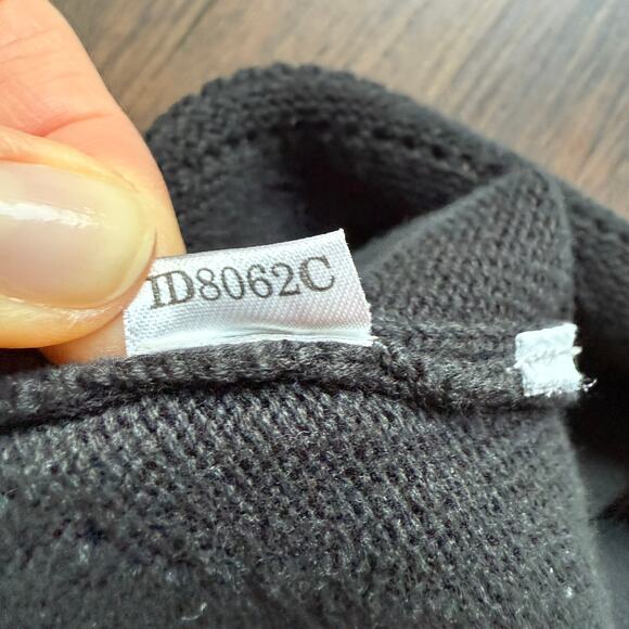 Ann Taylor LOFT Black White Sweater Knit Halter Top Boho Cotton Small - Picture 9 of 10